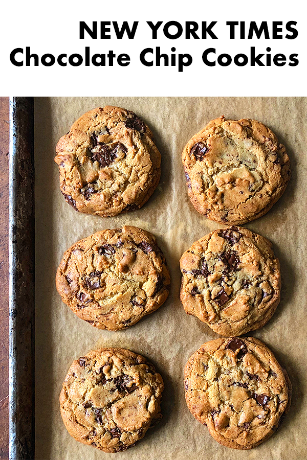 New York Times Chocolate Chip Cookies