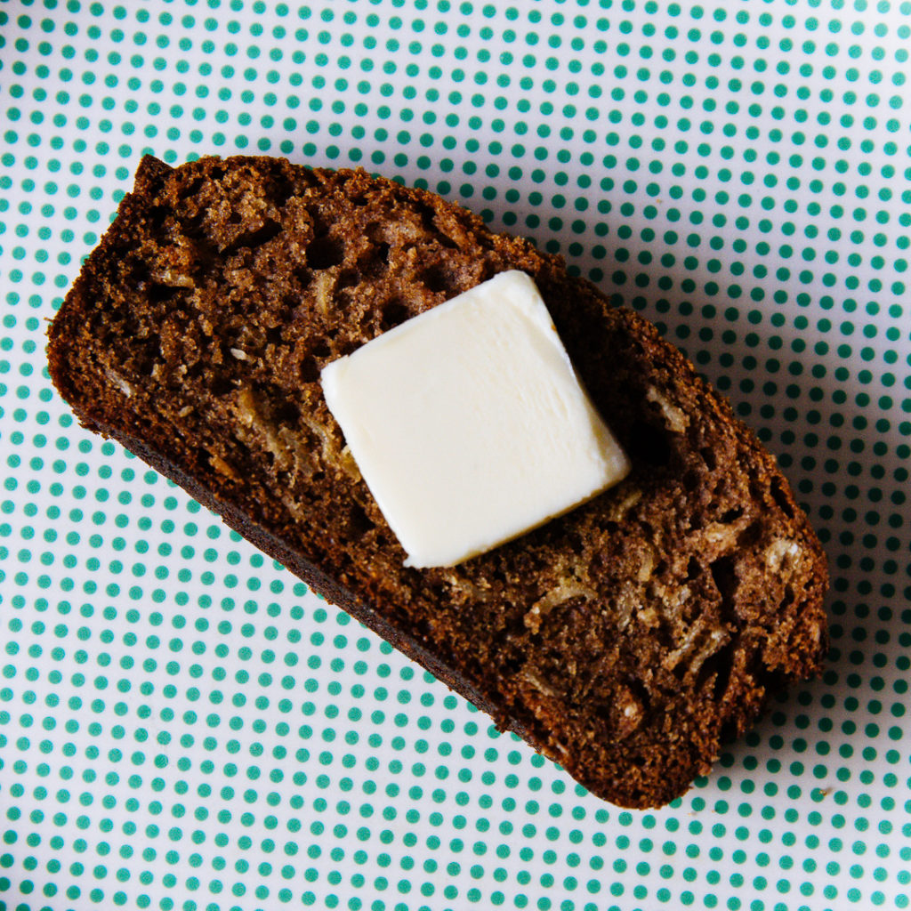 Applesauce Quick Bread Close-up